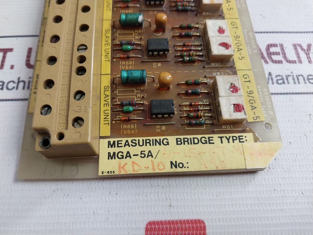 Autronica Mga-5A/6-15-gt-9 Printed Circuit Board E-655