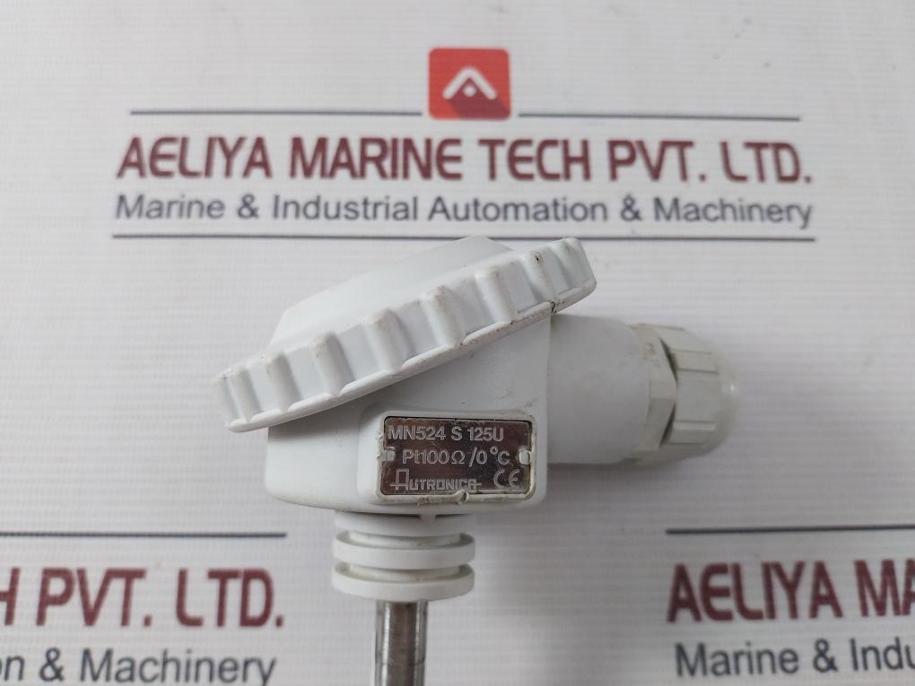 Autronica Mn524 S 125U Temperature Sensor Pt100Ω/0°C 125-mm