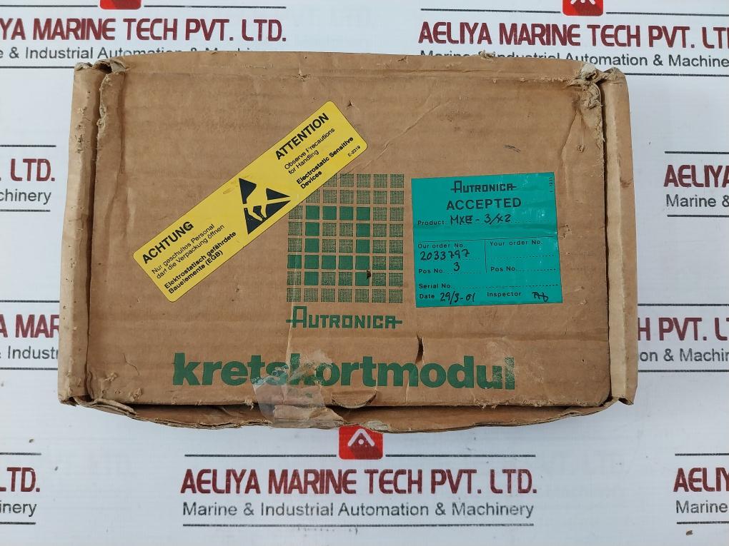 Autronica Mxe-3/X2 Electronic Controller Printed Circuit Board Module 98002 Mct