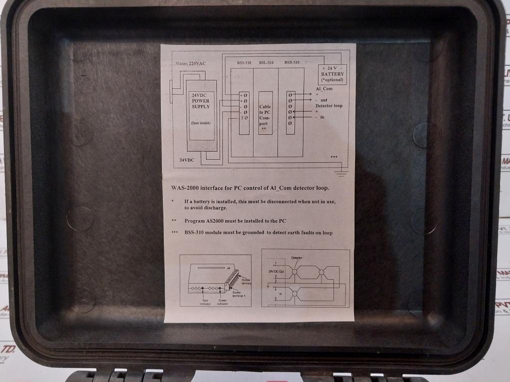 Autronica WAS-2000,BSD-310,BSL-310,BSS-310A Fire&Security Test Unit Kit XJ-A027