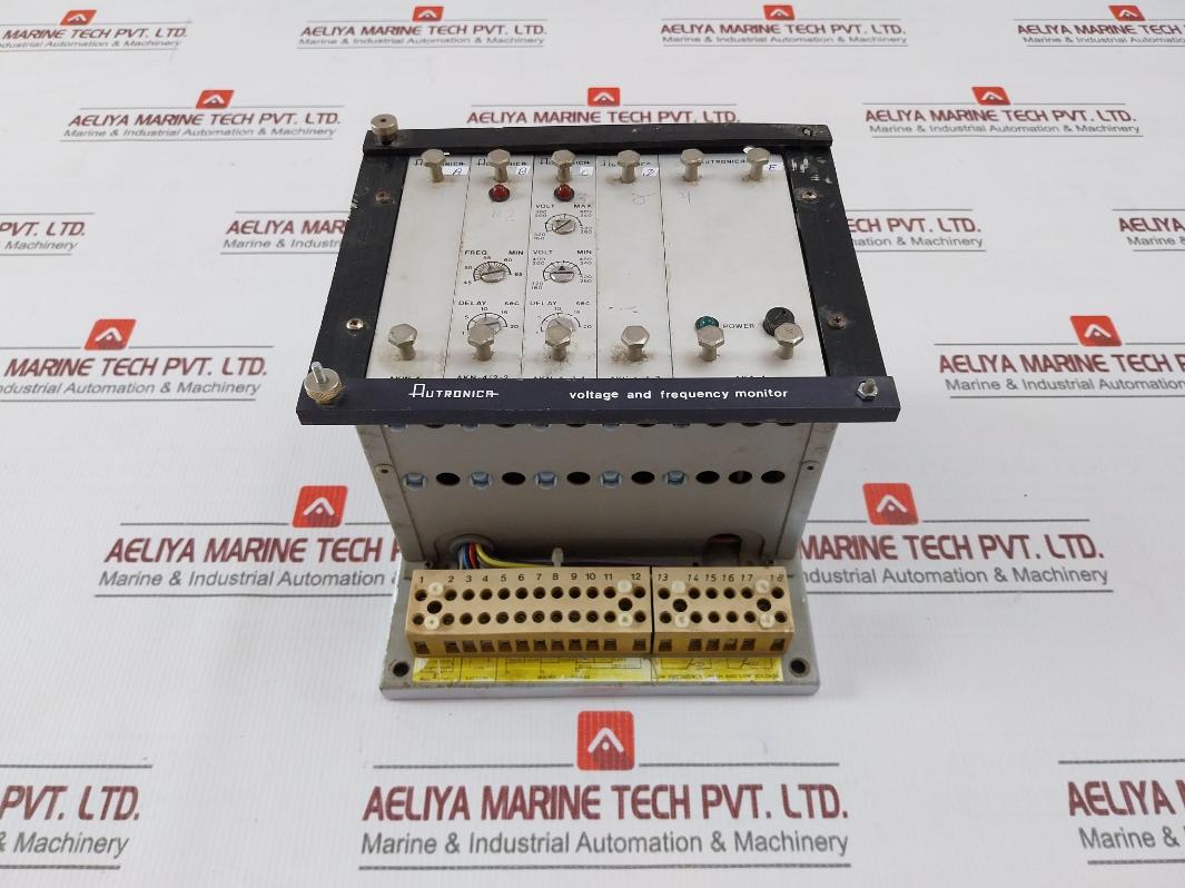 Autronica Ak-31/1 Voltage And Frequency Monitor Ake-4/1-2