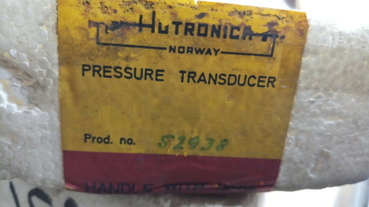 Autronica Gt-1/ 16Kp/Cm2 Pressure Transducer - Aeliya Marine Tech