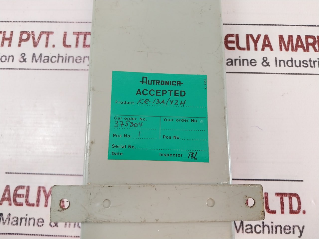 Autronica Kr-13A Dead Man Alarm Panel E-1235