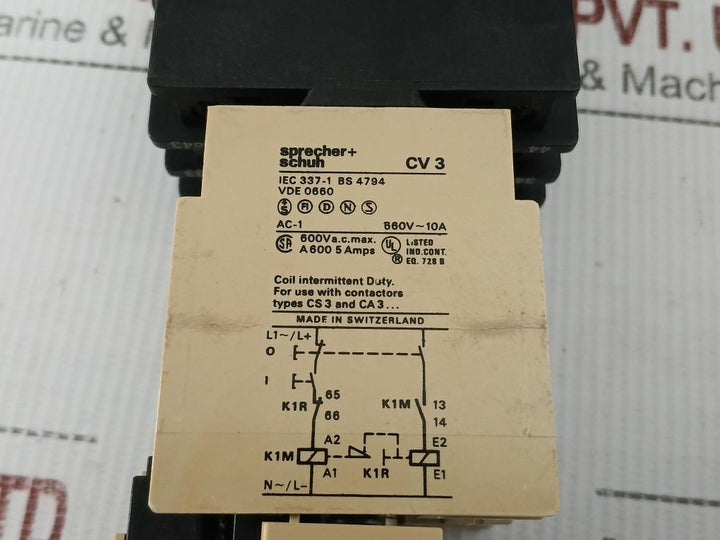 Auxiliary-Contact-Block-660V-10A-Sprecher-Schuh-Cv3-11-209241-8