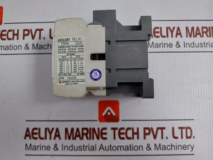 Auxiliary-Relay-380-400V-50Hz-16A-2A2B-Dong-a-Dar4B-208485-8