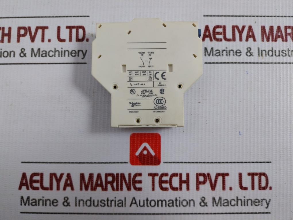 Auxiliary Contact Block 690V 10A Part No Lad8N11 Telemecanique