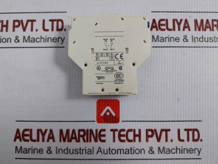 Auxiliary Contact Block 690V 10A Part No Lad8N11 Telemecanique