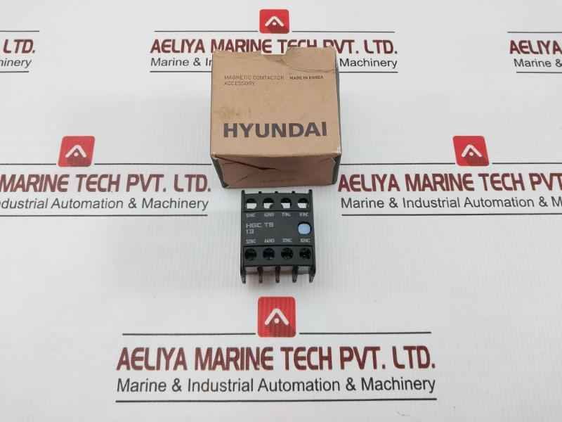 Auxiliary Contact Block 690V/16A Hyundai Hgc Tb 13