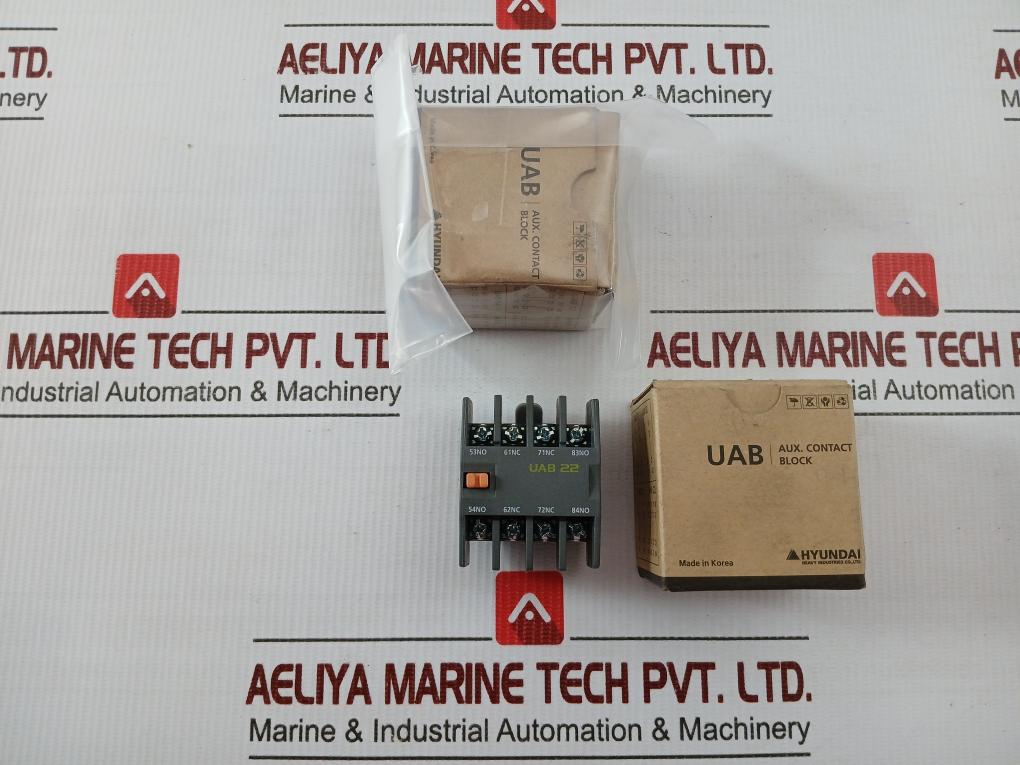 Auxiliary Contact Block 690V/16A Hyundai Uab 22Nr