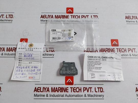 Auxiliary Contact Block 690 Vac 50/60Hz Abb Ca5X-10 E4Ca5X10