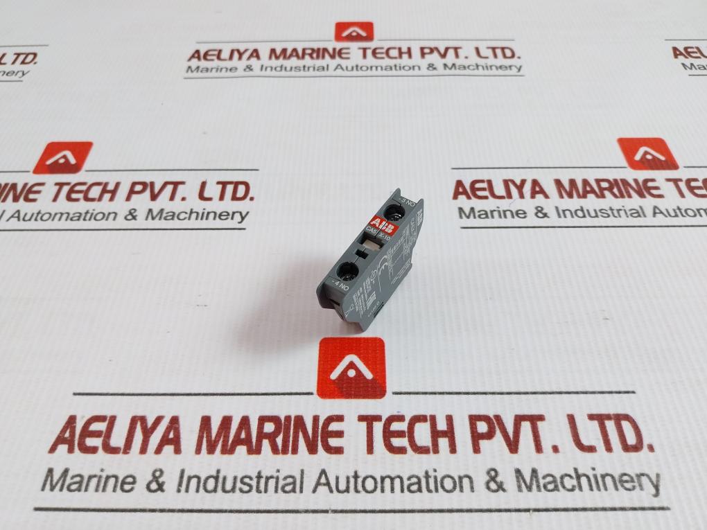 Auxiliary Contact Block E4Ca5X10 Abb 600 Vac 50/60 Hz
