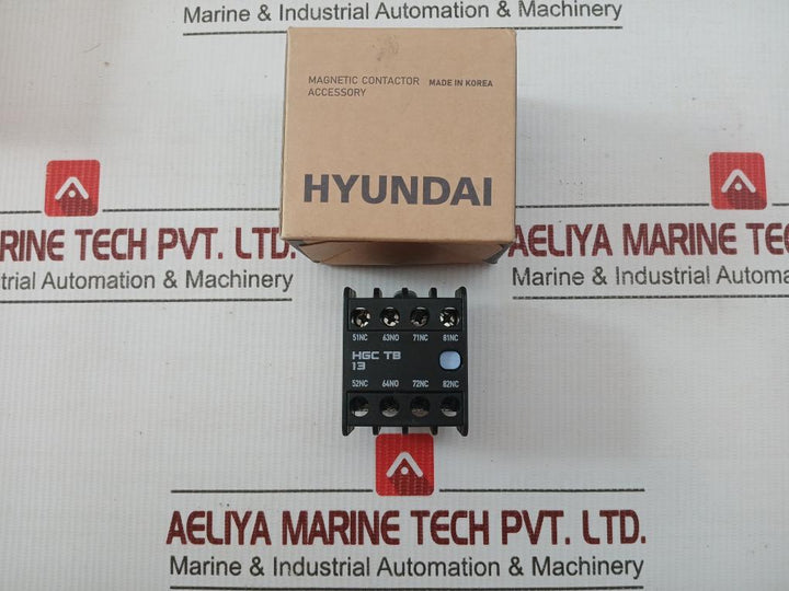 Auxiliary Contact Block Hgc Tb 13 Hyundai 690V/16A