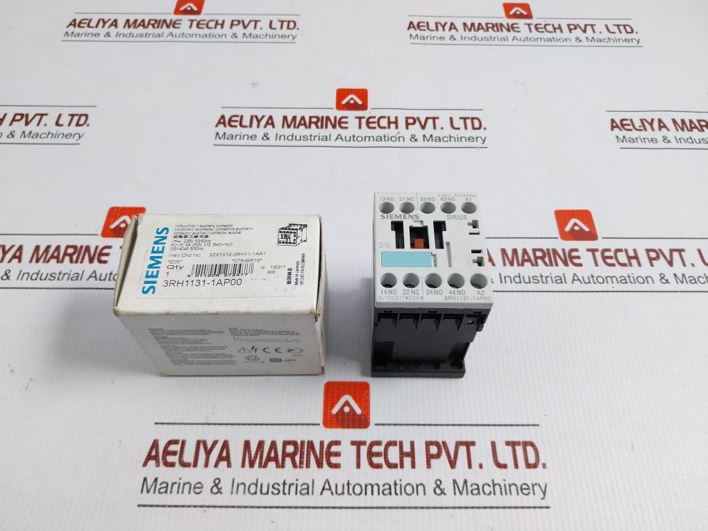 Auxiliary Contactor 230V 50/60Hz Part No 3Rh1131-1Ap00 Siemens