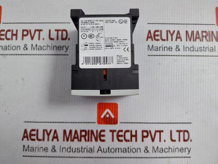 Auxiliary Contactor 230V 50/60Hz Part No 3Rh1131-1Ap00 Siemens