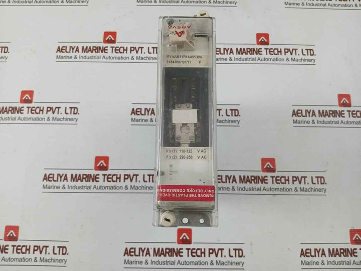 Auxiliary Relay By Areva Mvaam11B1A9530A - V X (2) 220-250 V Ac