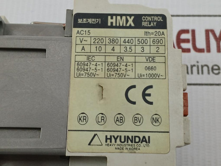Auxiliary Relay Hmx 40 Hyundai 400...440V 60Hz