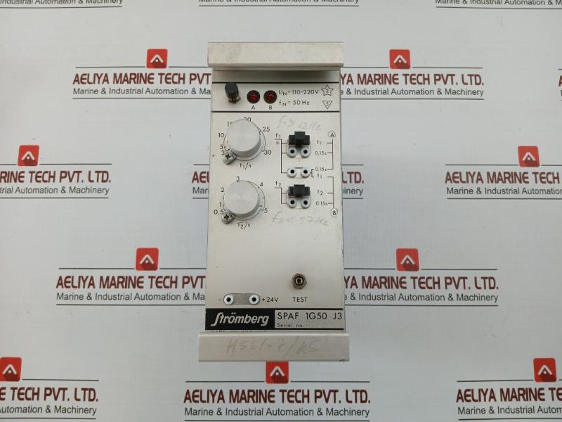 Auxiliary Voltage Monitoring Relay Spaf 1G50 J3 Stromberg 110-220V 50 Hz
