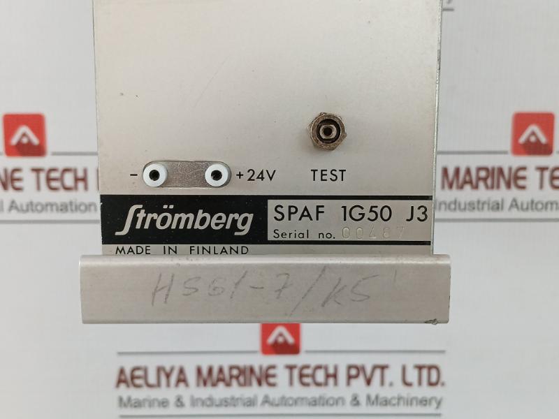 Auxiliary Voltage Monitoring Relay Spaf 1G50 J3 Stromberg 110-220V 50 Hz