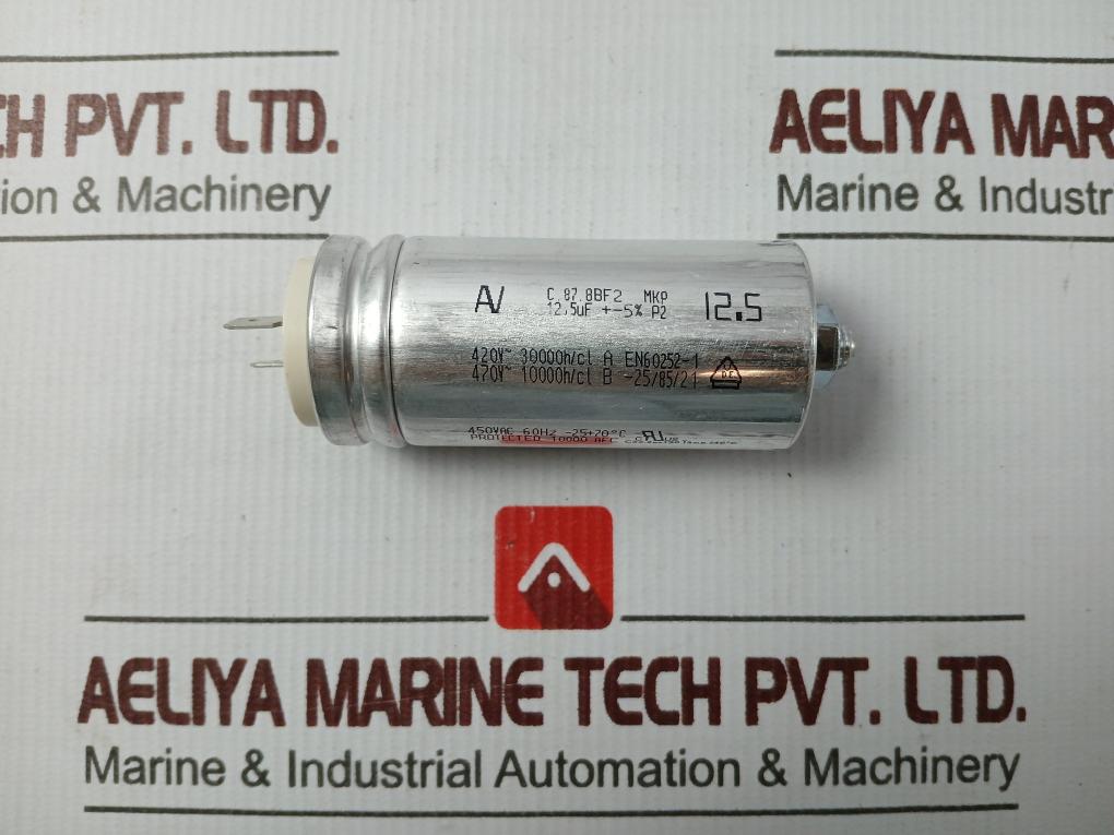 Av Arcotronics C.87.8Bf2 Electrolux Capacitor 450Vac 60Hz
