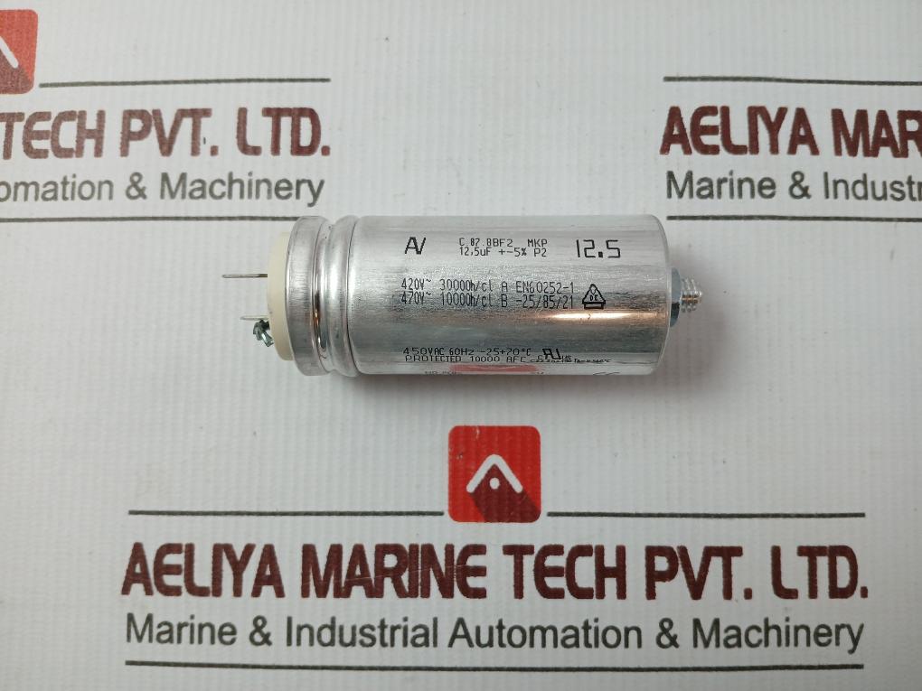 Av Arcotronics C.87.8Bf2 Mkp Capacitor 450Vac 60Hz 0604B16C1