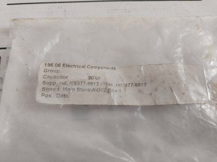 Av Arcotronics C.87.8Bf3 Mkp Capacitor 450Vac 60Hz -25+70°C