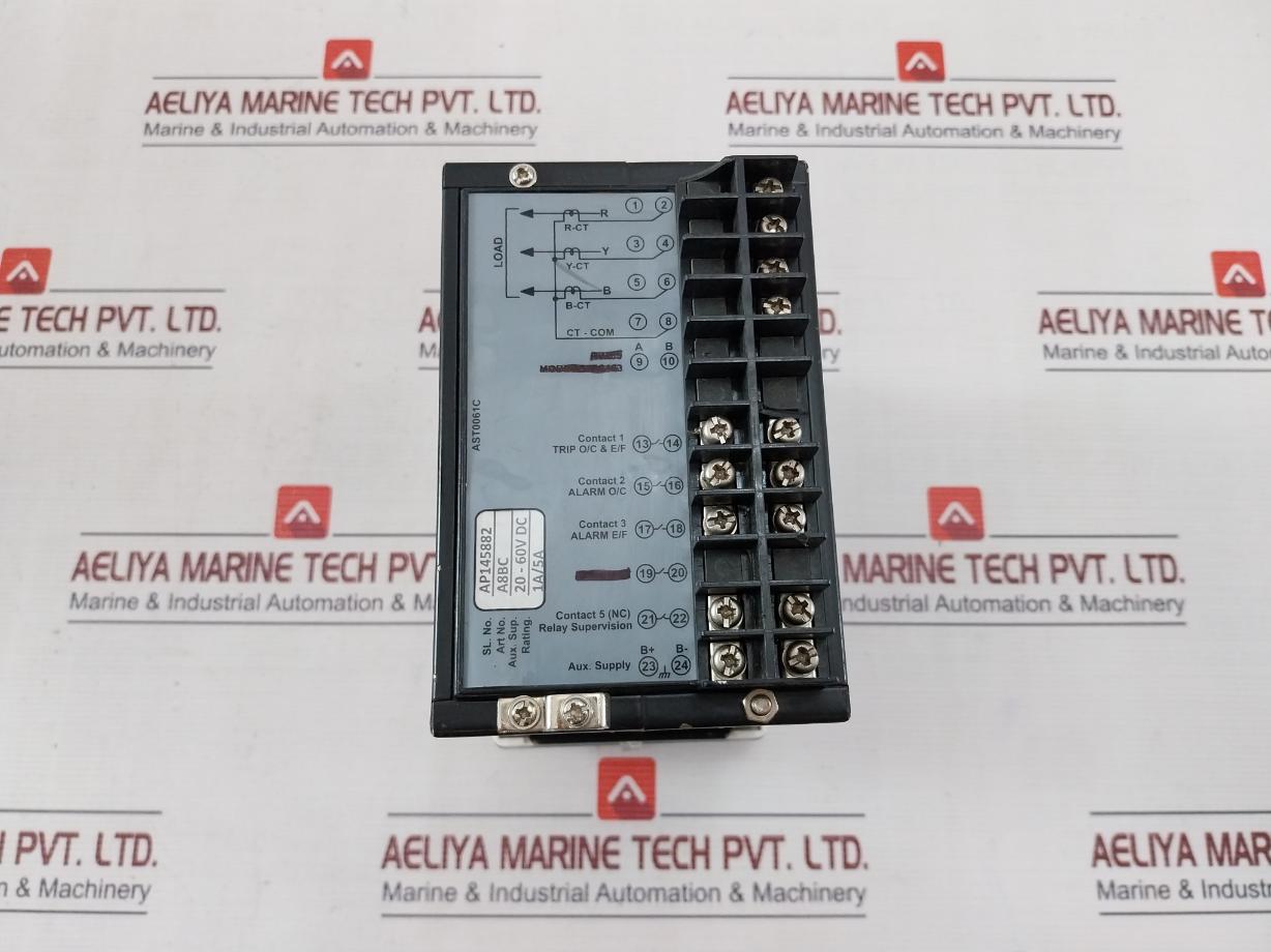Avana Npa 422 Over Current Earth Fault Relay Ast0063A 20-60V Dc 1A/5A