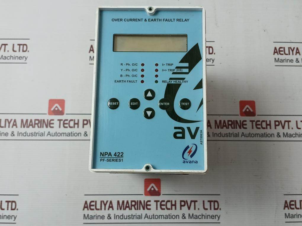 Avana Npa 422 Pf-series 1 Over Current & Earth Fault Relay 20–60V Dc