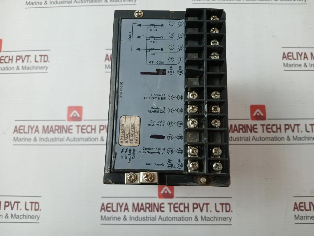 Avana Npa 422 Pf-series 1 Over Current & Earth Fault Relay 20–60V Dc