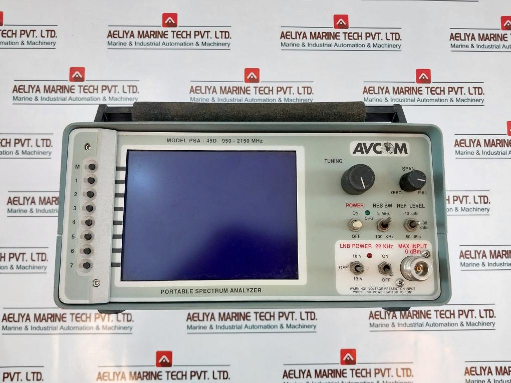 Avcom Psa-45D Portable Spectrum Analyzer 950-2150 Mhz 12-15V