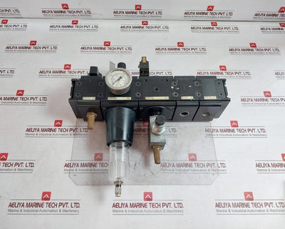 Aventics 0821300977 Pneumatic Frl Unit With Valve Manifold 16 Bar 0821300856