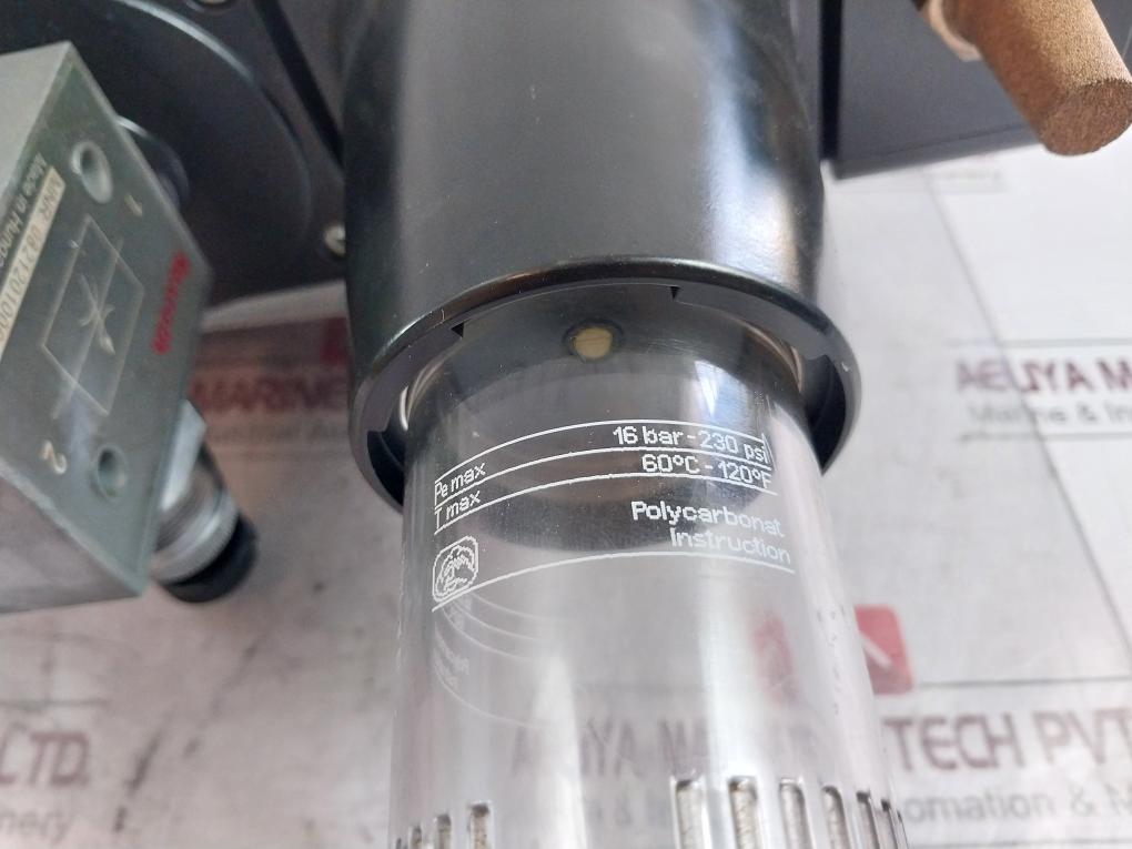 Aventics 0821300977 Pneumatic Frl Unit With Valve Manifold 16 Bar 0821300856