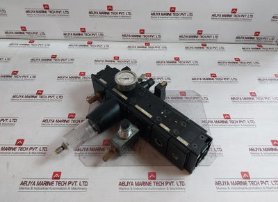 Aventics 0821300977 Pneumatic Frl Unit With Valve Manifold 16 Bar 0821300856