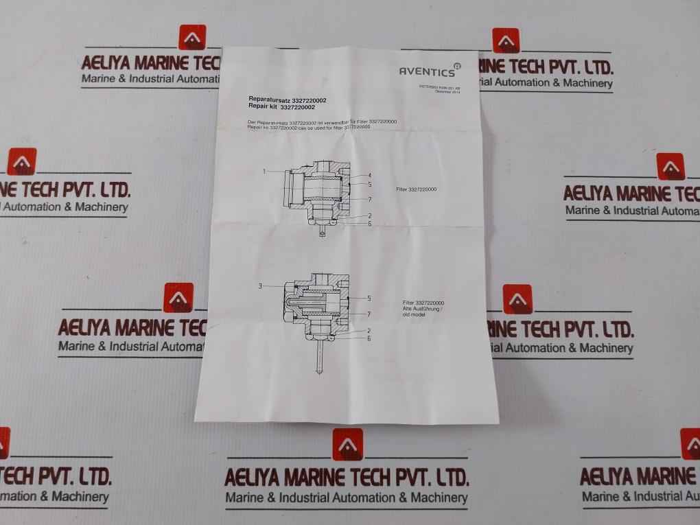 Aventics 3353790012 Spare Part Kit 3327220002