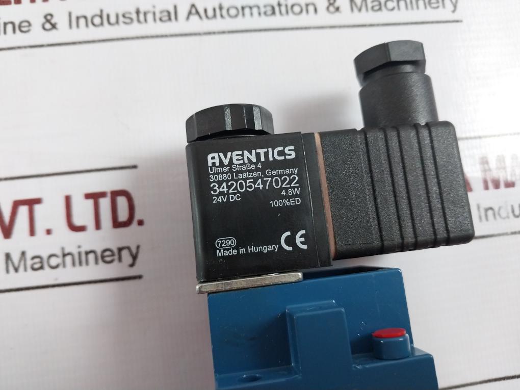 Aventics 3420547022 Control Valve 24V Dc 3722250220 22W04