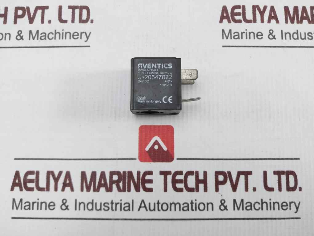 Aventics 3420547022 Pneumatic Valve Coil 24V 4.8W