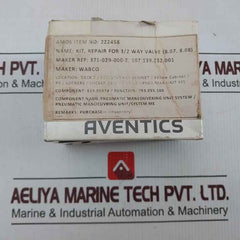 Aventics 3710290002 O-ring Kit Repair For 3/2 Way Valve (8.07, 8.08)