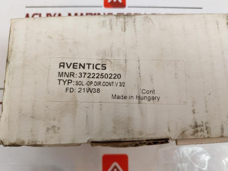 Aventics 3722250220 3/2-way Pneumatic Directional Valve 24v Dc 4.8w