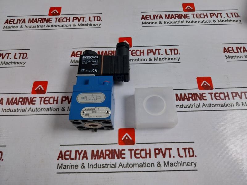 Aventics 3722250220 Pneumatic Directional Valve, 24Vdc, 4.8W, 22W04