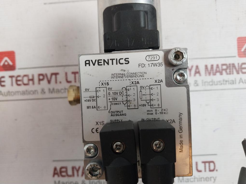 Aventics 561 014 152 0 Pressure Regulator Pneumatic Valve 24V Dc 17W35 0-10Bar