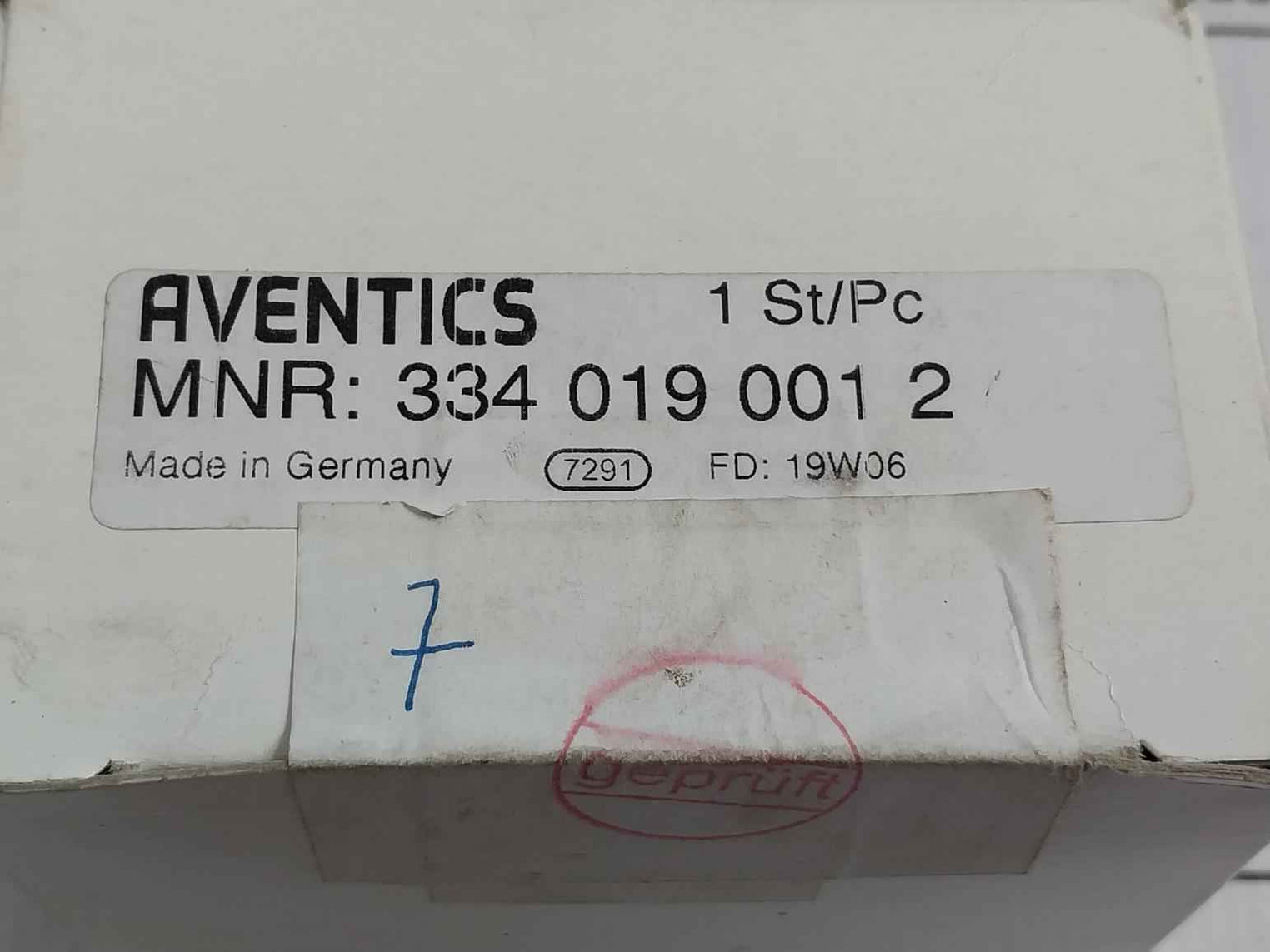 Aventics Gmbh 3340190012 Repair Kit Check-choke Valve 3341130000