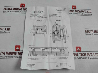 Aventics Gmbh 3340190012 Repair Kit Check-choke Valve 3341130000