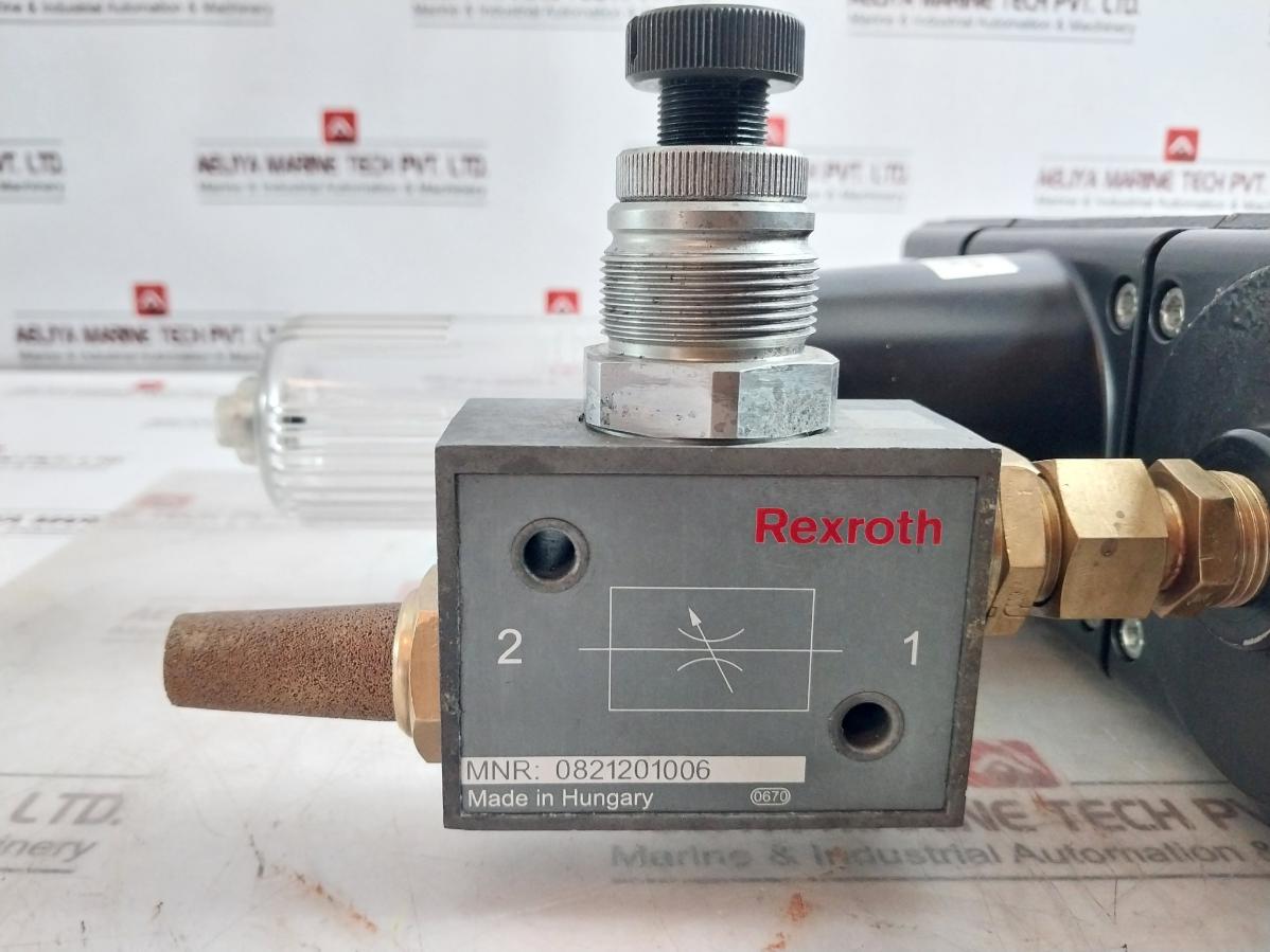 Aventics R415005692 Pneumatic Frl Unit With Valve Manifold 10 Bar 24V Dc