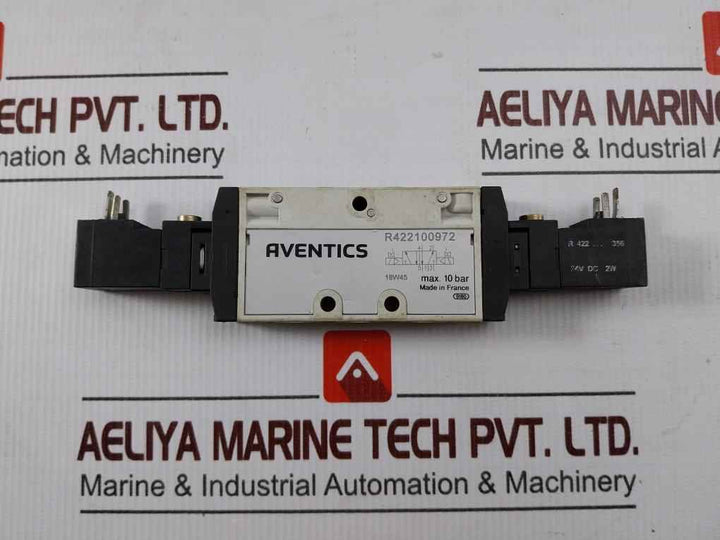 Aventics R422100972 Solenoid Valve Max 10 Bar 24v Dc 2w