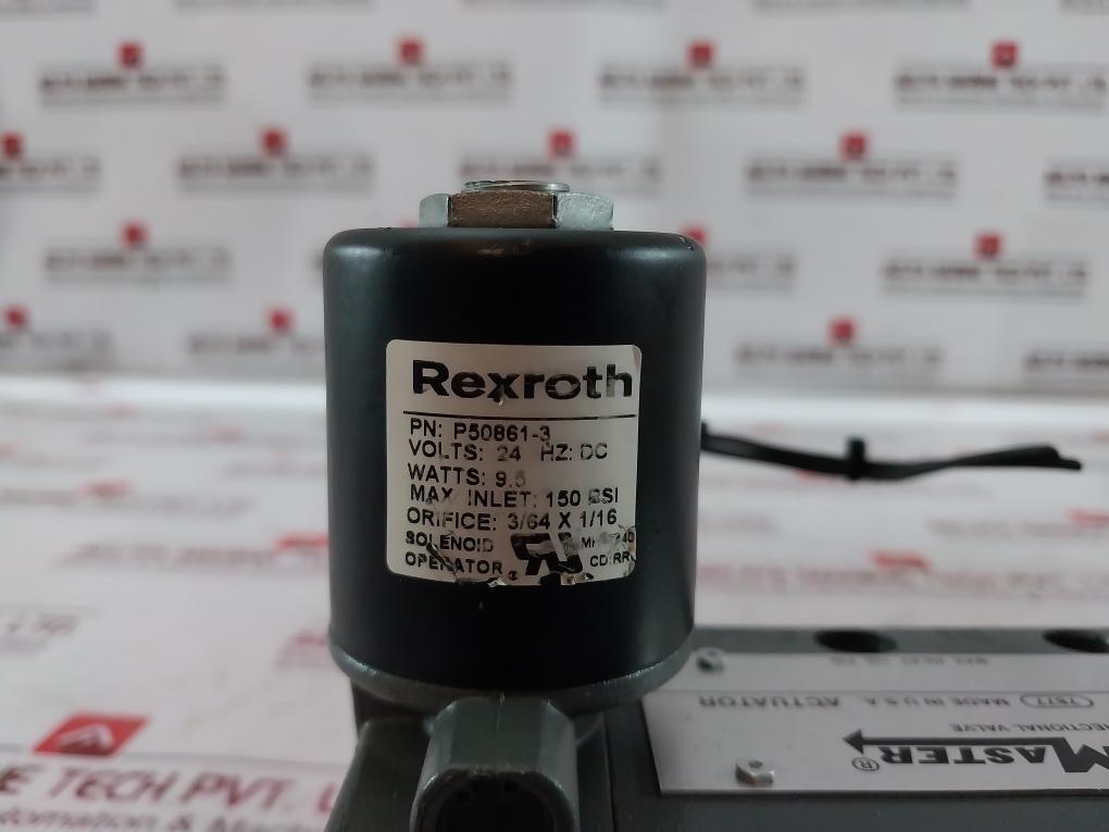 Aventics R431008520 Pneumatic Directional Valve Power Master P50861-3 19W25