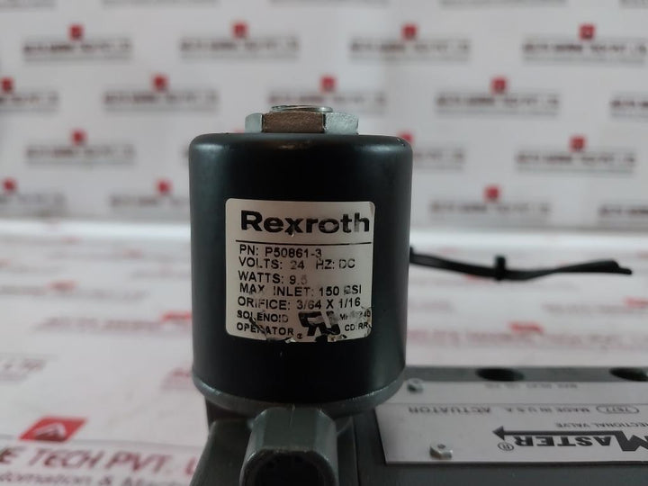 Aventics R431008520 Pneumatic Directional Valve Power Master P50861-3 19W25