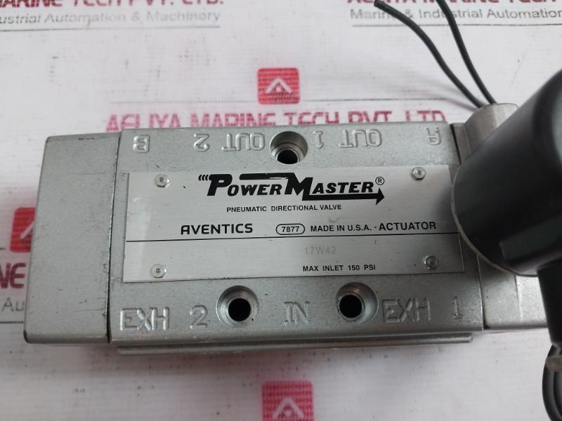 Aventics R431008526 Solenoid Operated Pneumatic Directional Valve Mh17440