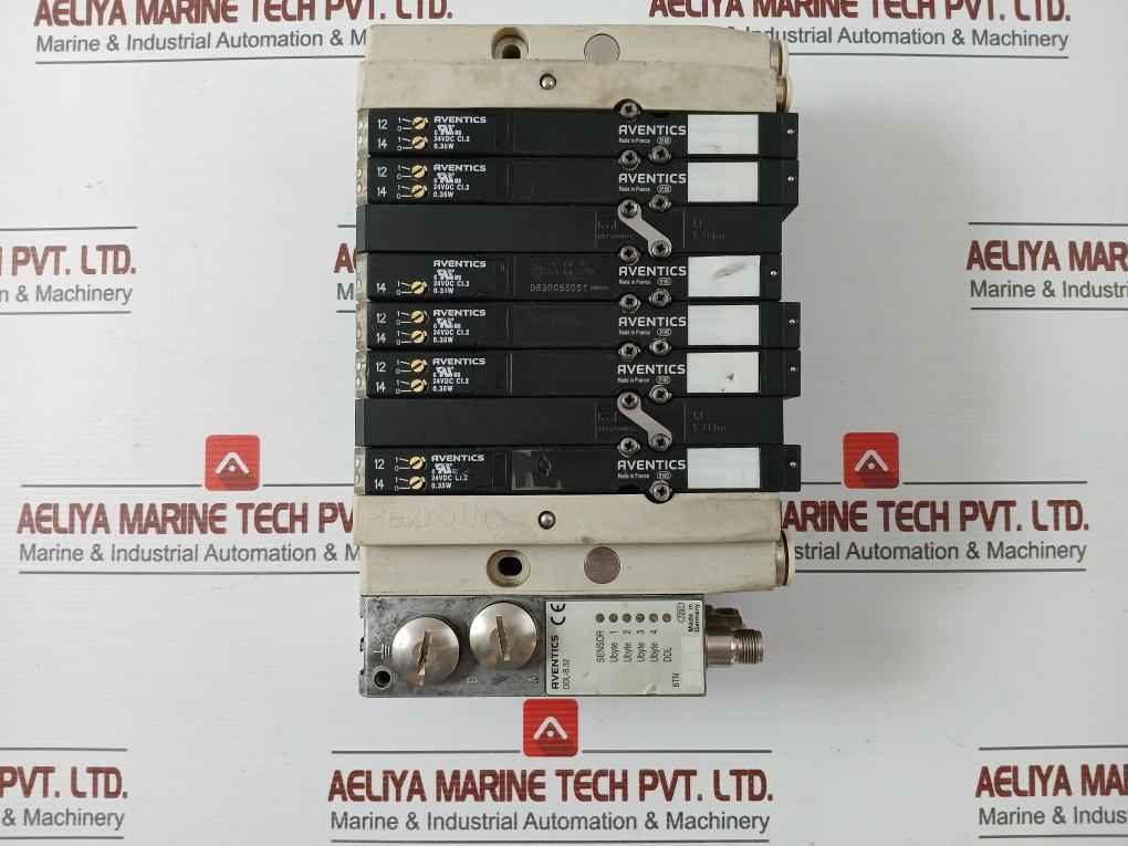 Aventics R480715337 Pneumatic Solenoid Valve 10 Bar 24V Dc Ip65