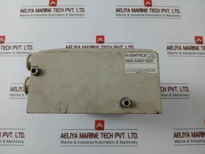 Aventics R480715337 Pneumatic Solenoid Valve 10 Bar 24V Dc Ip65