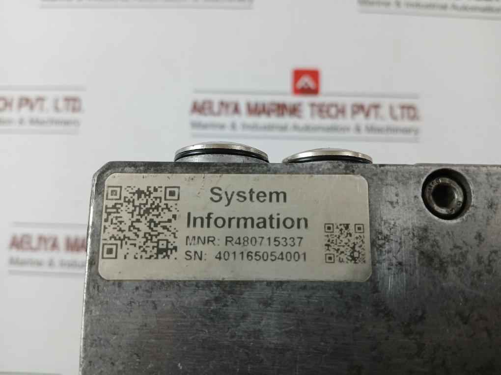 Aventics R480715337 Pneumatic Solenoid Valve 10 Bar 24V Dc Ip65