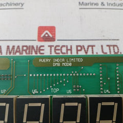 Avery Dm8 Mod0 6 Red Led 8 Digit Display Printed Circuit Board